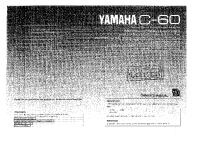 Yamaha C-60 - Owners Manual 